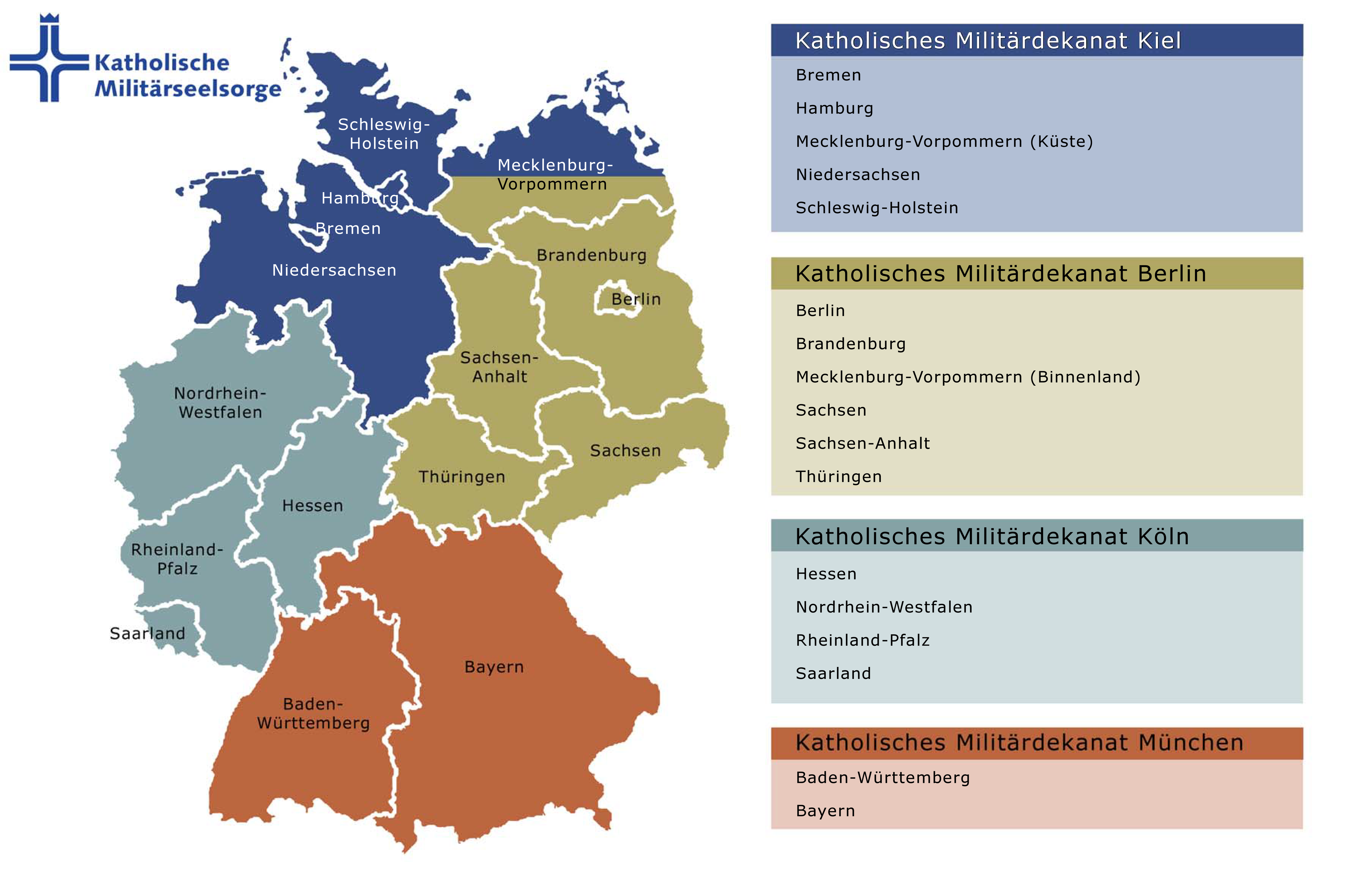 Katholische Militärdekanate in Deutschland