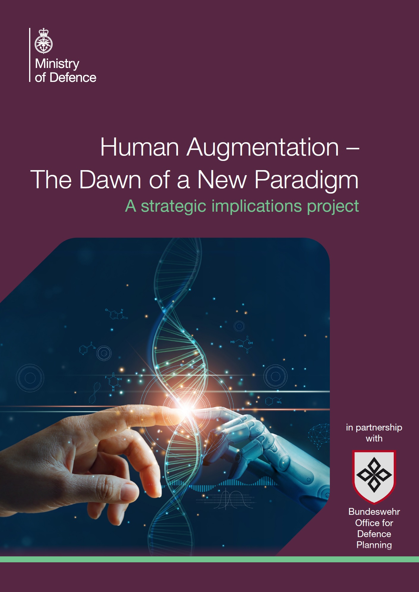 Cover of the Strategic Implications Project: Human Augmentation