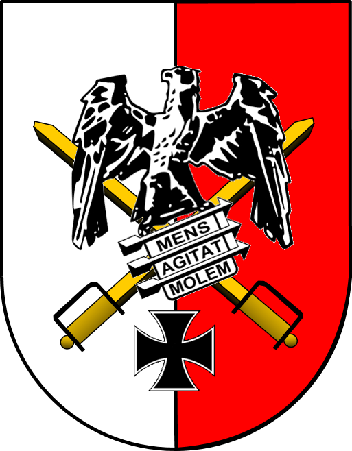 coat of arms Faculty of Land Forces coat of arms from the Faculty of Land Forces, red and white with eagle