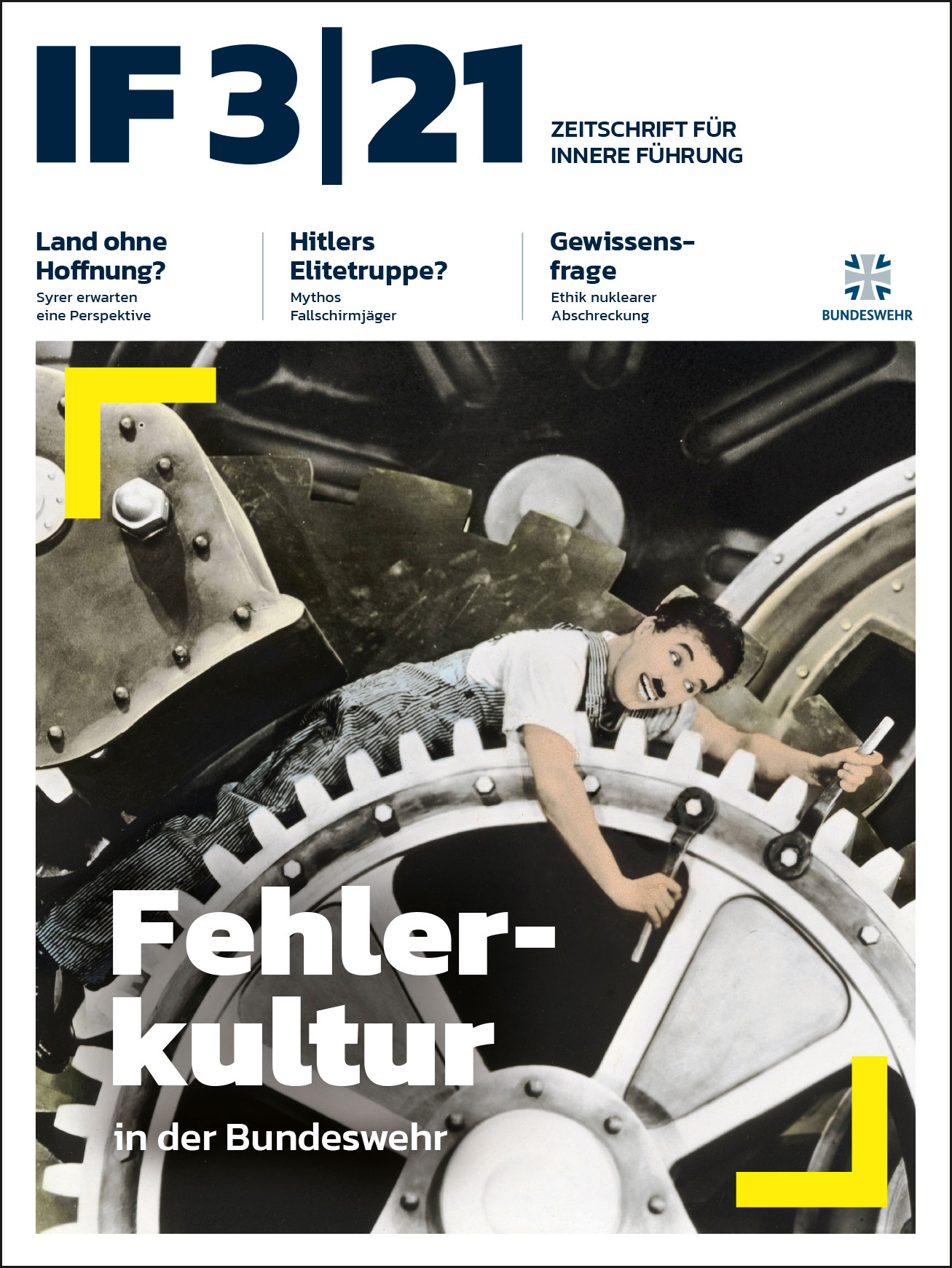 Der Titel der neuen IF – Zeitschrift für Innere Führung 03|21