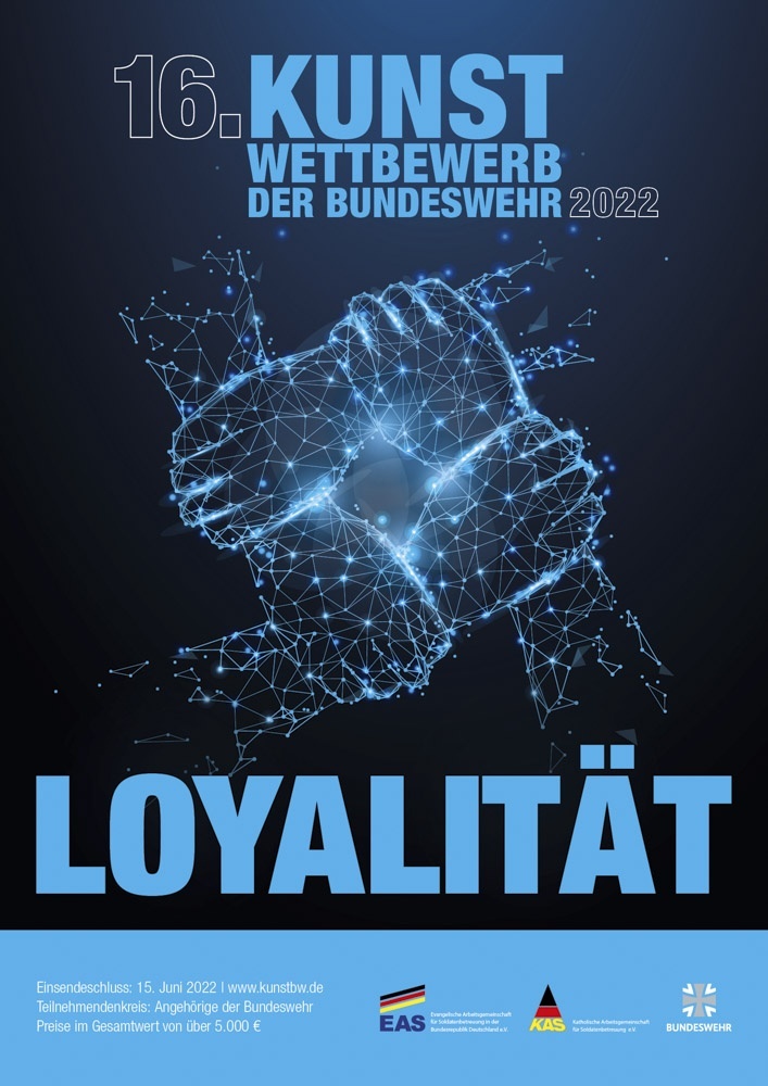 Plakat zum 16. Kunstwettbewerb zum Thema Loyalität