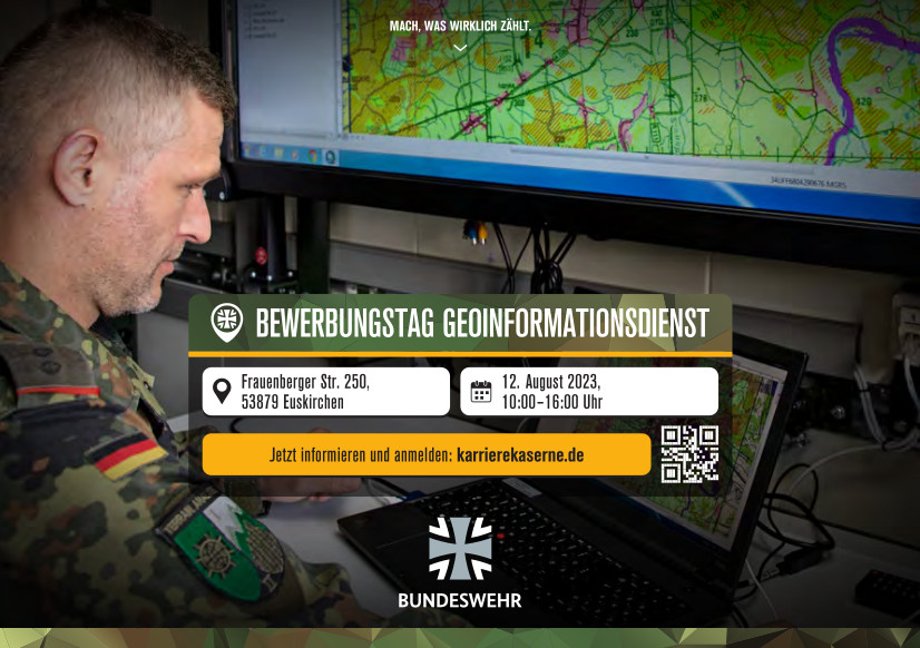 Bewerbungstag Geoinformationsdienst
