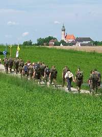 Soldatenwallfahrt zum Kloster Andechs