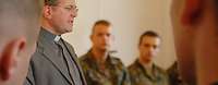 Militärdekan Bernd Franz Schaller im LKU in der Julius-Leber-Kaserne Berlin