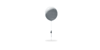 Schwebender Ballon freigestellt