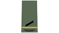 Picture of Rank Insignia Airman (OR-2), senior NCO candidate, for field dress