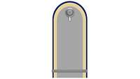 Picture of Rank insignia Probationary officer cadet (OR-5), officer candidate, for service dress