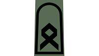 Picture of Rank Insignia Sergeant first class (OR-7) for field dress