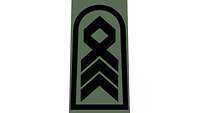 Picture of Rank Insignia Sergeant major (OR-9) for field dress