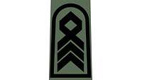 Picture of Rank Insignia Sergeant major (OR-9) for field dress