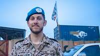 Ein Soldat im Portrait