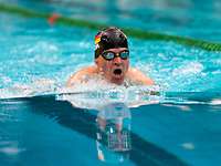 Invictus Games 2018 Ein Schwimmer im Wasser