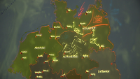 Zeichnung einer Insel, die für ein Szenarion gebraucht wird.