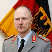 Porträt von Generalmajor Klaus Frauenhoff in Uniform