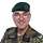 Ein Porträt des Kommandeurs der Panzerlehrbrigade 9, Brigadegeneral Lutz Kuhn, in Uniform