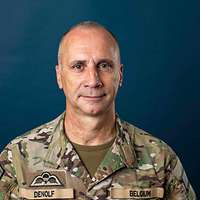 Generalmajor Wim Denolf in Uniform