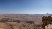 Ramon-Krater im Ausläufer der Negev-Wüste.