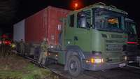 Materialtransport für Übung Defender 2020