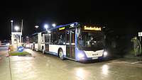 Einfahrt der Busse