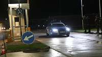 Geleitschutz der Polizei