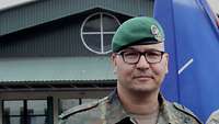 Oberstleutnant Rouven Habel Der Kommadeur der EFP Battle Groupe