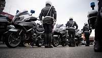 Feldjäger und Motorräder Feldjäger und Motorräder