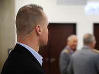Personenschützer in Nahaufnahme Personenschützer in Nahaufnahme