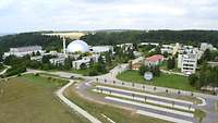 Aerial photo of the facility