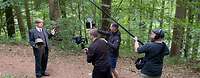 Videodreh im Wald