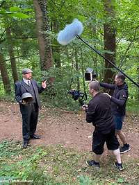Dreh 70 Jahre Himmerod Videodreh im Wald