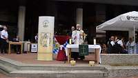 Ein launiges Schlusswort beim Gottesdienst
