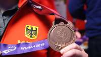 Medaille eines Sportsoldaten.