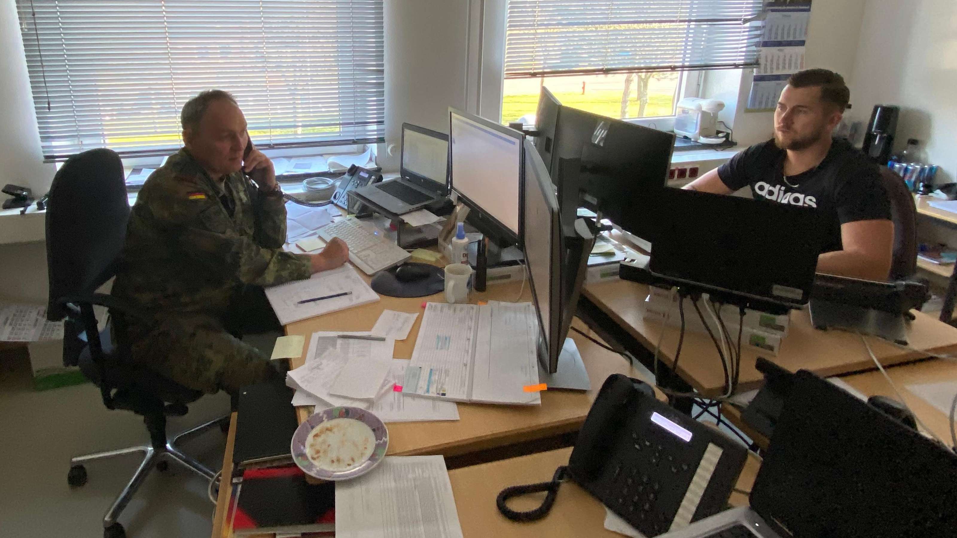 Binnen 24 Stunden ReservistenCallcenter für CoronaHilfe