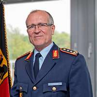 Ein Porträtbild eines Soldaten