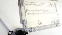 An example of a technical drawing of the Bundeswehr.