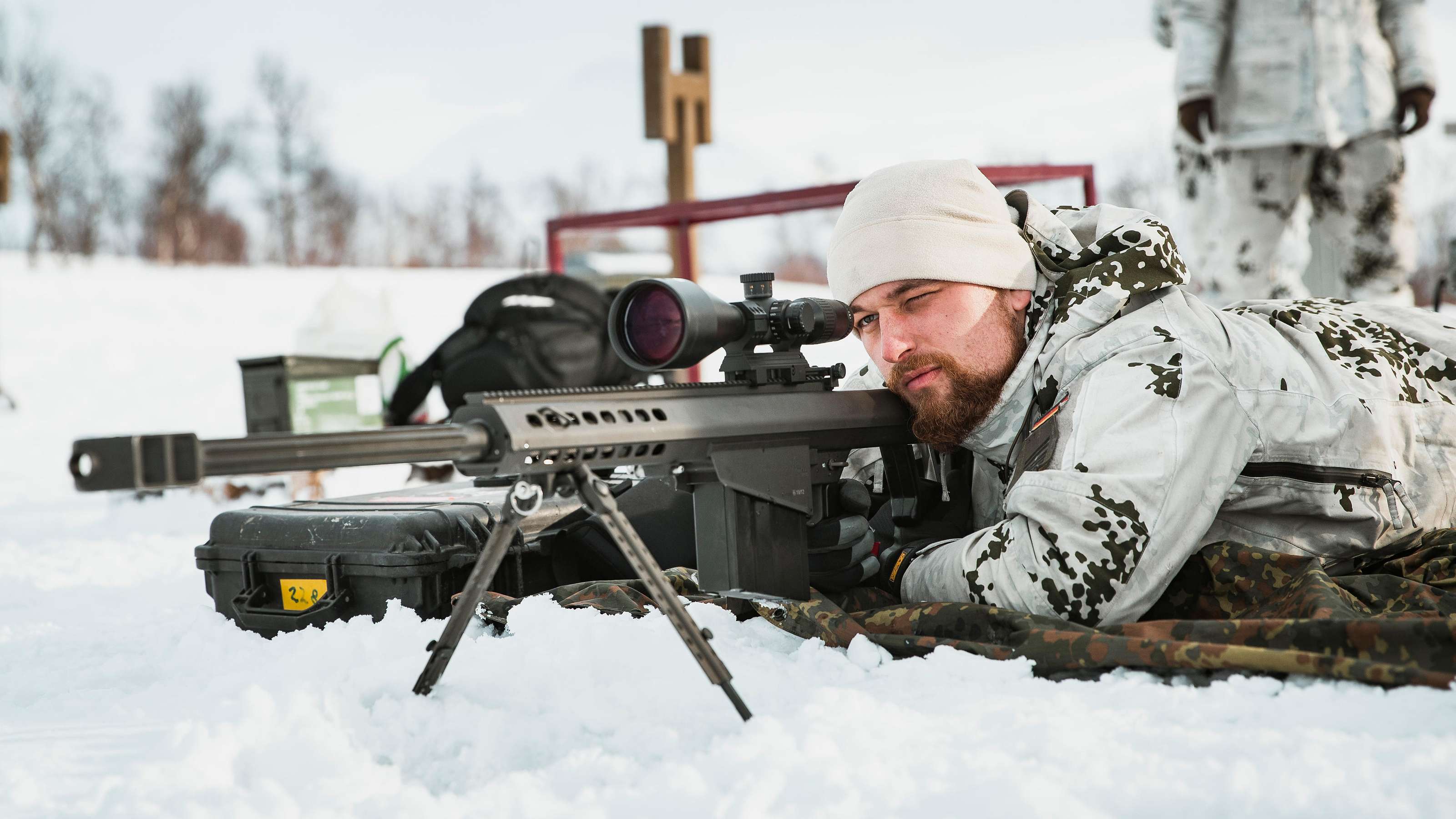 Kampf im Schnee Scharfschützen