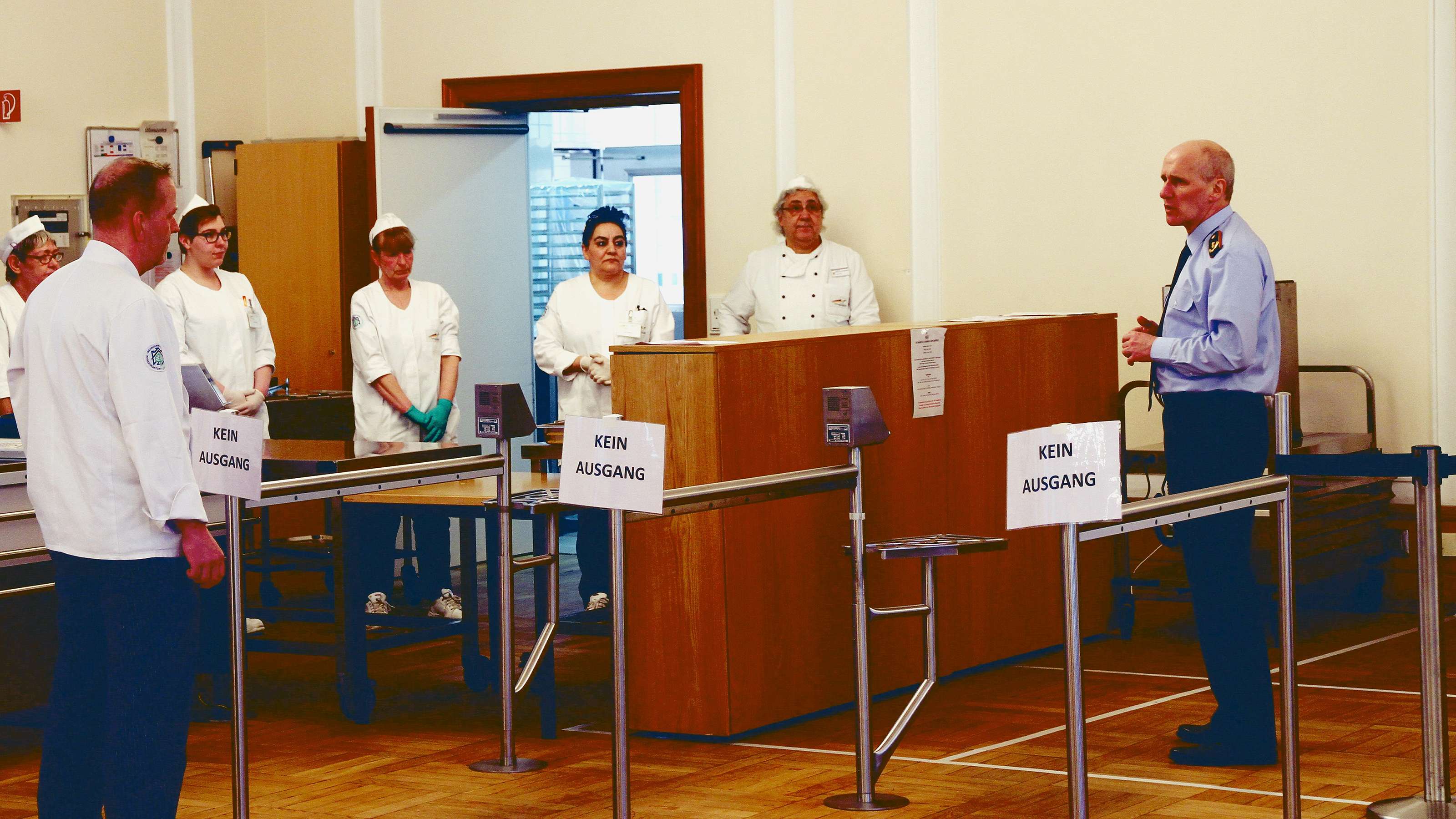 Personal der Truppenküche Führungsakademie Hamburg