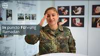 Videoeinstieg mit einer Soldatin