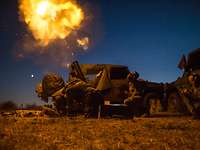 Truppenübungsplatz Baumholder Soldaten vom Fallschirmmörserzug starten einen Granatwerfer während einer Übung