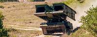 Ausbildung am Brückenlegepanzer Leguan in Bad Salzungen Soldaten werden in Bad Salzungen am einem Brückenlegepanzer ausgebildet.