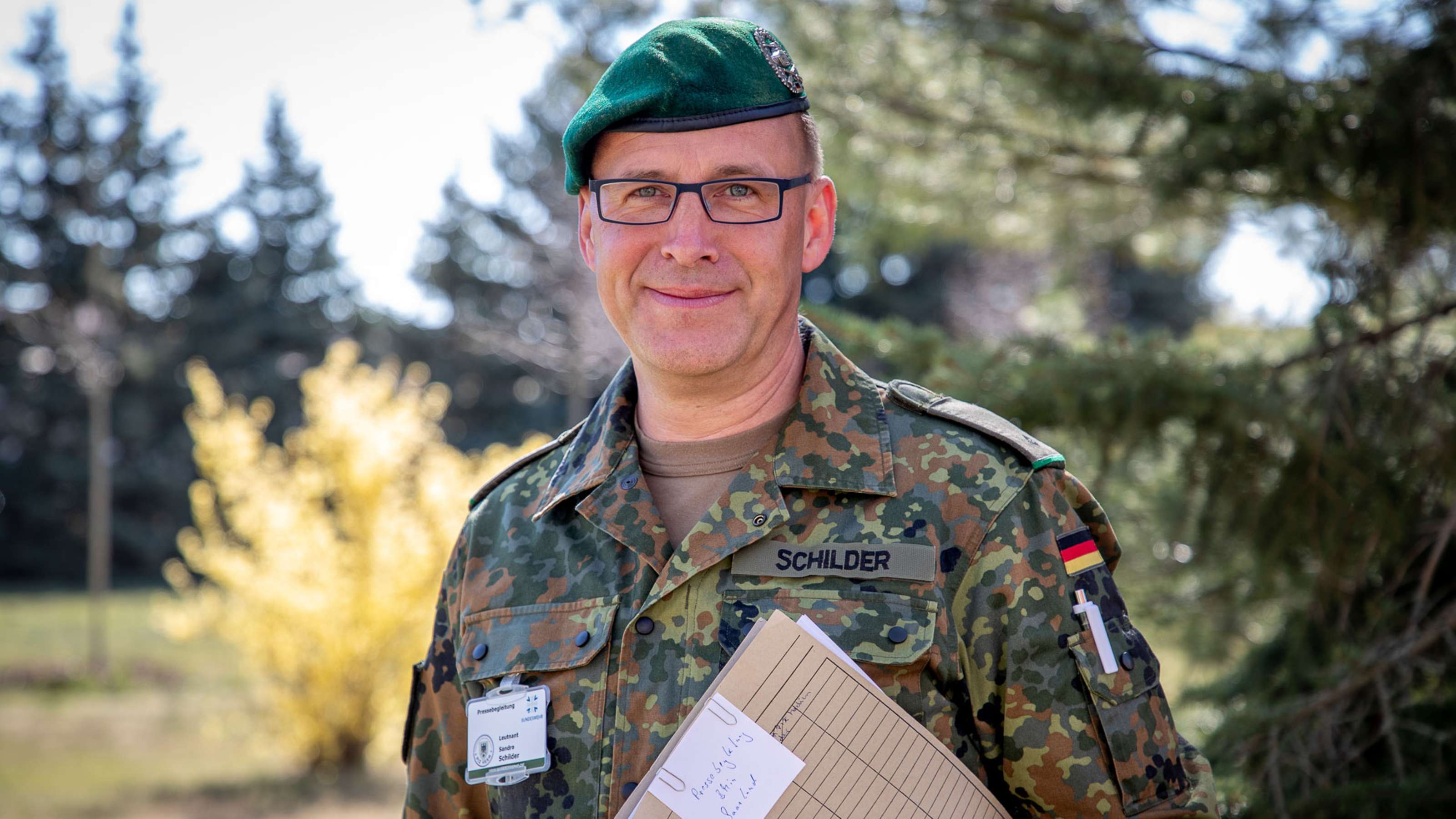 Pressebegleitoffizier beim Deutschen Heer