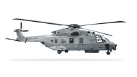 Mehrzweckhubschrauber NH-90 NTH Sea Lion freigestellt in Seitenansicht