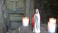 Lichter in der Mariengrotte