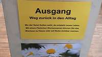 Am Ausgang