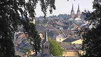 Blick auf die Innenstadt vom Theresienstein