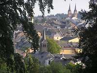 Blick auf die Innenstadt vom Theresienstein