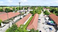 Werdenfelser Kaserne am Standort Murnau am Staffelsee Überblick über eine Kaserne der Bundeswehr in Bayern