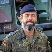 EIn Porträtbild eines Soldaten