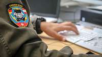 Ein Patch auf einer Uniform