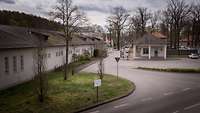 Die Zufahrt des Einsatzführungskommandos der Bundeswehr in Schwielowsee